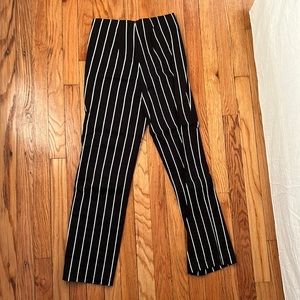 Reformation striped trousers